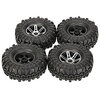 楽天市場 中古 輸入品 未使用 Black Goolsky 4pcs Austar Ax 4020a 1 9 Inch 110mm 1 10 Rock Crawler Tyres With Alloy Beadlock Wheel Rim For D90 Scx10 Axail Rc4wd T Ajimura Shop