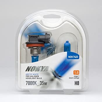 中古 輸入品 未使用 Nokya H8 ヘッドライト電球 アークティックホワイト 7000k 35w ステージ1 Collabforge Com