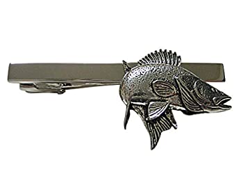 中古 輸入品 未使用 Zander Walleye ネクタイピン スクエア 魚 Mozago Com