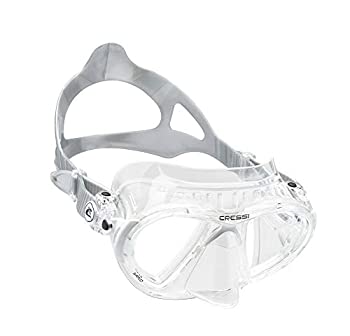 CRESSI(クレッシー)NANO CRYSTAL ローボリューム フリーダイビングマスク 内容積小さめ スキューバダイビング 2眼マスク マスク単体 高品質クリ