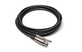 Hosa MCH-125 XLR3F to 1 4インチ TS マイクケーブル 25フィート