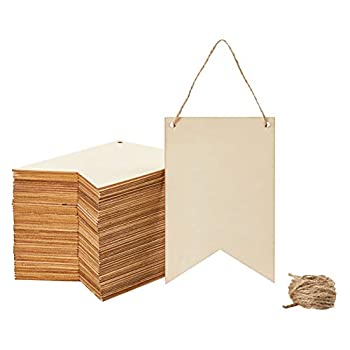 クラフト用 5 9 輸入品 未使用 X その他 クラフト用 未完成の壁掛け木製サイン 中古 5 9 3 8インチ 48パック Ajimura Shop
