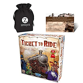 中古 輸入品 未使用未開封 チケットツライドボードゲーム 子供と大人用 乗車券 戦略ガイド 巾着収納バッグ付き プレミアム品質のボードゲームと究極の楽しみのための Linumconsult Co Uk
