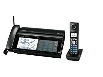 【中古】パナソニック おたっくす デジタルコードレスFAX 子機1台付き ブラック KX-PW821DL-K｜AJIMURA-SHOP