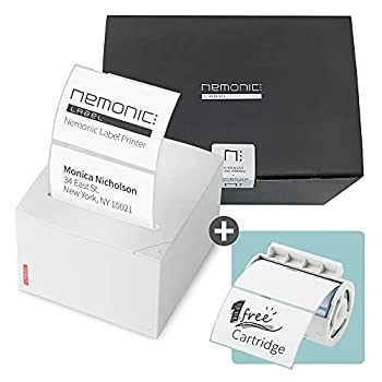 【中古】Nemonic Label ネモニクラベル - ラベルプリンター&付箋プリンター 感熱式ラベルプリンター ラベルメーカー ステッカープリンター Bluetooth対応