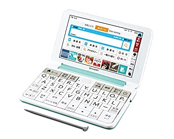 【中古】シャープ 電子辞書 Brain 中学生モデル 150コンテンツ収録 グリーン系 2019年秋モデル PW-AJ2-G｜AJIMURA-SHOP