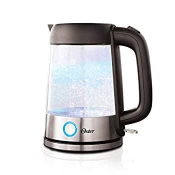 【中古】Oster 1.7L (7優勝杯) ともし火玻璃湯沸かし LED表示計器と自動小銃シャットオフ付き添い人
