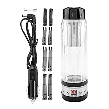 【中古】【未当て嵌める未開封】Bamjour 420ml 12V / 24V 鉄道車両灯し火湯沸かし 95W ポータブルステンレススチール トラベルカーマグ 茶の葉用灯し火マグケトル 珈琲水熱する(黒いこと)