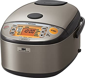 【中古】Zojirushi NP-HCC10XH Induction Heating System Rice Cooker and Warmer%ｶﾝﾏ% 1 L%ｶﾝﾏ% Stainless Dark Gray by Zojirushi