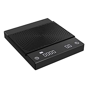 【中古】【未当て嵌める未開封】Timemore 珈琲 瓦規模 手作り珈琲規模 黒いこと TES005 高適確さ測り器 位置づける活動の領域0.5ｇ-2000ｇ 陰電子秤 珈琲専門職用測り 国