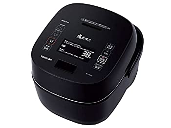 【中古】TOSHIBA 真空圧力IHジャー炊飯器 炎匠炊き 備長炭釜 (～5.5合炊き) グランブラック RC-10VXR(K)｜AJIMURA-SHOP