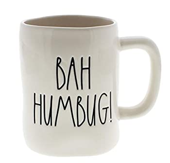 Rae Dunn by Magenta BAH HUMBUG! セラミックLL コーヒーマグ