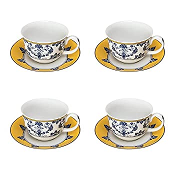 AL完売しました。 返品?交換対象商品 Castelo Branco Tea Cup and Saucer Set of 4? samplesite.dev samplesite.dev