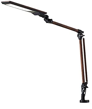【中古】【未当て嵌める未開封】KOIZUMI(コイズミ・コイズミ学び取る机) LEDコンパクトアームライト ウォルナット肌理柄 ECL-336WT