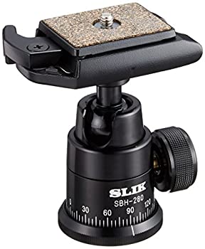 【中古】SLIK 自由雲台 SBH-280E BK クイックシュー対応 最大搭載荷重5kg 420610｜AJIMURA-SHOP