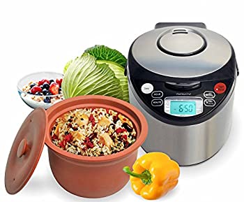 【中古】【未当て嵌める未開封】VitaClay VM7900-6 Smart Organic Multi-Cooker- A Rice Cooker%ｶﾝﾏ% Slow Cooker%ｶﾝﾏ% Digital Steamer plus bonus Yogurt Maker%ｶﾝﾏ% 6 Cup/3.