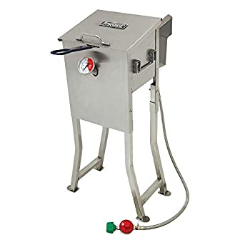 【中古】【未使用未開封】2.5 Gal Bayou Fryer w SS Bsket