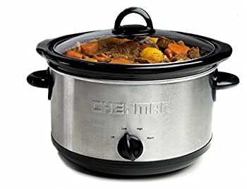 【中古】【未使用未開封】Chefman rj15???6-ss-r Slow Cooker、6クォート、ステンレススチールby Chefman