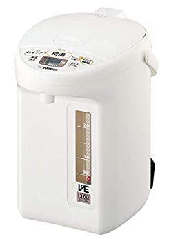 【中古】象印 パソコン沸とうVE明かりまほうびん 3.0L 白いことZOJIRUSHI 優湯生(ゆうとうせい) CV-TZ30-WA