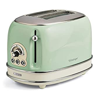 【中古】【未当て嵌める未開封】アリエテ ポップアップトースター 750W 食麺麭まじり物お盆付き添い人 凍る食麺麭 イタリア共和国ひな型 緑であること 155GN