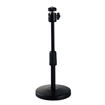 【中古】エレコム WEBカメラ用卓上スタンド GoPro用アダプタ付属 ブラック UCAM-DSARMBK
