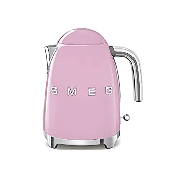 【中古】【日本定め事品】SMEG 灯し火湯沸かし (1.7L)／さくら色
