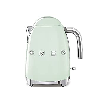 【中古】【未当て嵌める未開封】【日本定め事品】SMEG 灯し火湯沸かし (1.7L)／淡彩緑であること