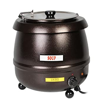 【中古】【未使用未開封】Excellante SEJ32000C 10-1/2-Quart Stainless-Steel Soup Warmer%ｶﾝﾏ% Brown by Excellantﾃδｩ