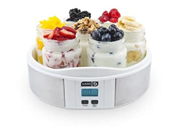 【中古】【未当て嵌める未開封】Dash 7 Jar Yogurt Maker by Dash 家電-キッチン家電-その他キッチン家電
