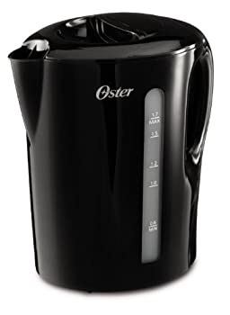 【中古】Oster 明かり湯沸かし 1.7リッター 黒いこと BVST-EK18B