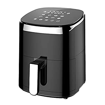 【中古】ノンフライヤー 4.5L大容量 電気フライヤー ノンオイル 揚げ物 惣菜 1~5人 エアーフライヤー LEDディスプレイ タッチパネル タイマー 温度調整 18,884円