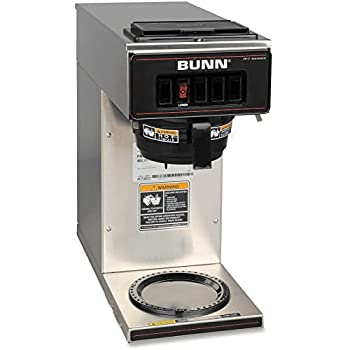 【中古】【未当て嵌める未開封】1ウォーマー付き添い人BUNN 13300.0001 VP17-1SS Pouroverコーヒーブリューワー、ステンレス鋼スチール写真