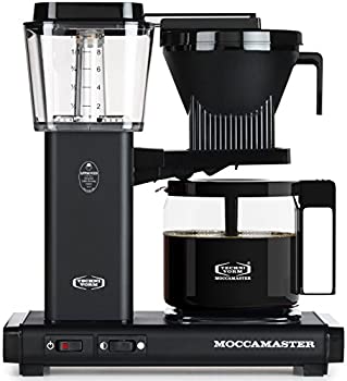 【中古】【未当て嵌める未開封】Moccamaster KBG 741 10-Cup Coffee Brewer with Glass Carafe%ｶﾝﾏ% Matte Black by Technivorm Moccamaster