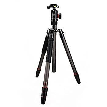 【中古】【未当て嵌める未開封】X-6CN|炭素衣料繊維|三脚架/モノポッド+頭顱。