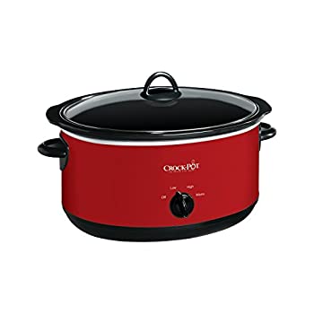 【中古】【未使用未開封】Crock-pot Express Crock Slow Cooker 8クォート レッド