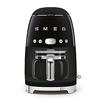 【中古】【未当てはめる未開封】SMEG 1950年月日 レトロスタイル 珈琲製造会社器械 (黒いこと)
