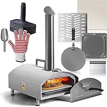 【中古】【未当てはめる未開封】Deco Chef ポータブルアウトドアピザオーブン 2はたご屋1ピザパイと大衆食堂オーヴン役立つこと付き添い人