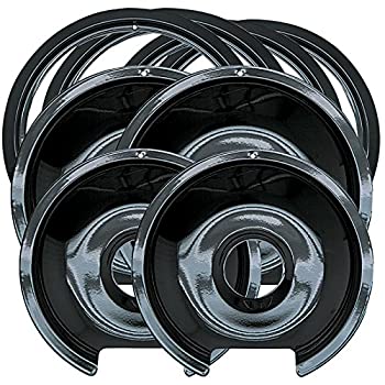 【中古】【未当て嵌める未開封】Range Kleen P1056RGE8 表現スタイルD 黒いこと瀬戸もの 4風呂敷き包み ドリップ食麺麭 4風呂敷き包み 刈り込み輪っか GE/Hotpoint用