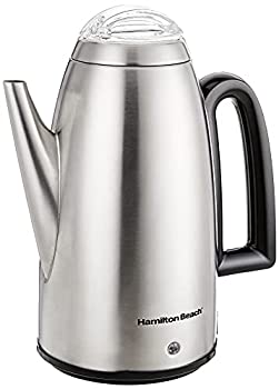 【中古】Hamilton Beach 40614R ブランド名 珈琲パーコレーター ステンレス鋼スチール写真製 12優勝杯 1容器に並べる