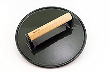 【中古】BergHOFF 2211473 Cast Iron Steak Press%ｶﾝﾏ% Green