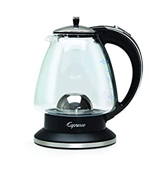 【中古】【未当て嵌める未開封】Capresso 240.03 お水湯沸かし 48薬局衡オンス 光輝Crと黒いこと