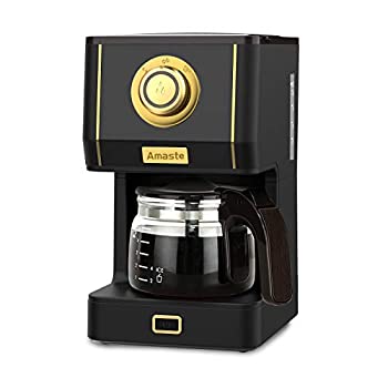 【中古】Amaste 珈琲製造業者 25薬局衡オンス ドリップコーヒーマシン 瑠璃コーヒーポット付き添い人 レトロスタイルコーヒーメーカー 再受け入れる能力のあるなコーヒーフ