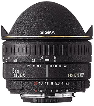 【中古】SIGMA AF 15/2.8 ﾆｺﾝ EX DIAGONAL FISHEYE