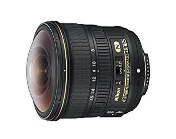 【中古】【未使用未開封】Nikon AF-S FISHEYE NIKKOR 8-15mm f/3.5-4.5E ED F/4.5-29 固定ズームカメラレンズ ブラック