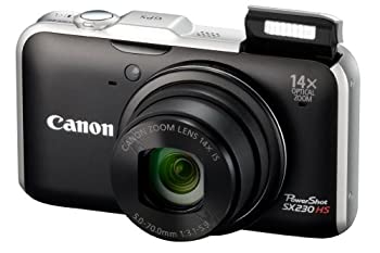 【中古】Canon デジタルカメラ PowerShot SX230 HS ブラック PSSX230HS(BK)|AJIMURA-SHOP