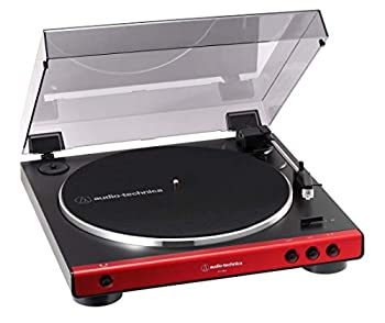 【中古】【未使用未開封】オーディオテクニカ フルオートレコードプレーヤー レッド AT-LP60X RD 27,652円