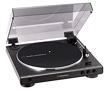 【中古】【未使用未開封】オーディオテクニカ フルオートレコードプレーヤー ダークガンメタリック AT-LP60X DGM