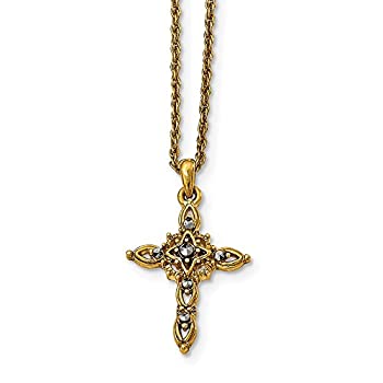欲しいの Jewels By Lux ゴールドトーン 白鉄鉱 18インチ クロス