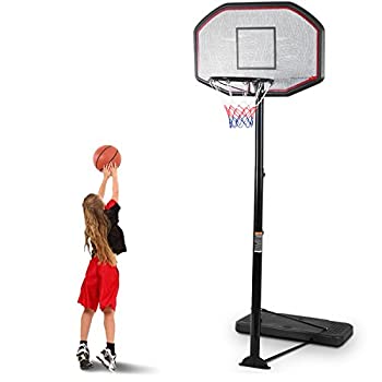 Giantex 10?ftポータブルバスケットボールフープ調節可能な高さ43?%ダブルクォーテ% Backboardインドア アウトドア
