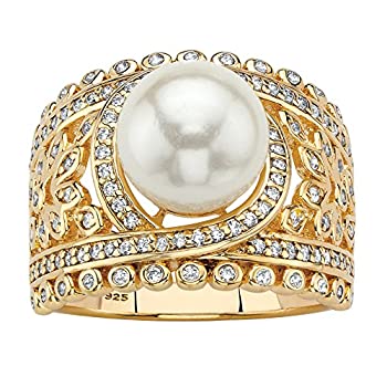 お中元 14K イエローゴールド スターリングシルバー ラウンド模造
